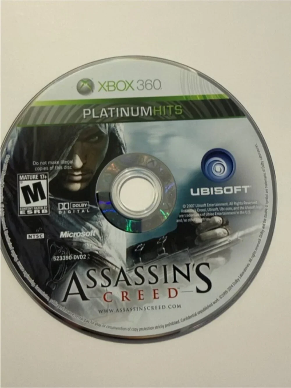 Assassin’s Creed (Platinum Hits) – Xbox 360 (Complete w/ Case & Disc)